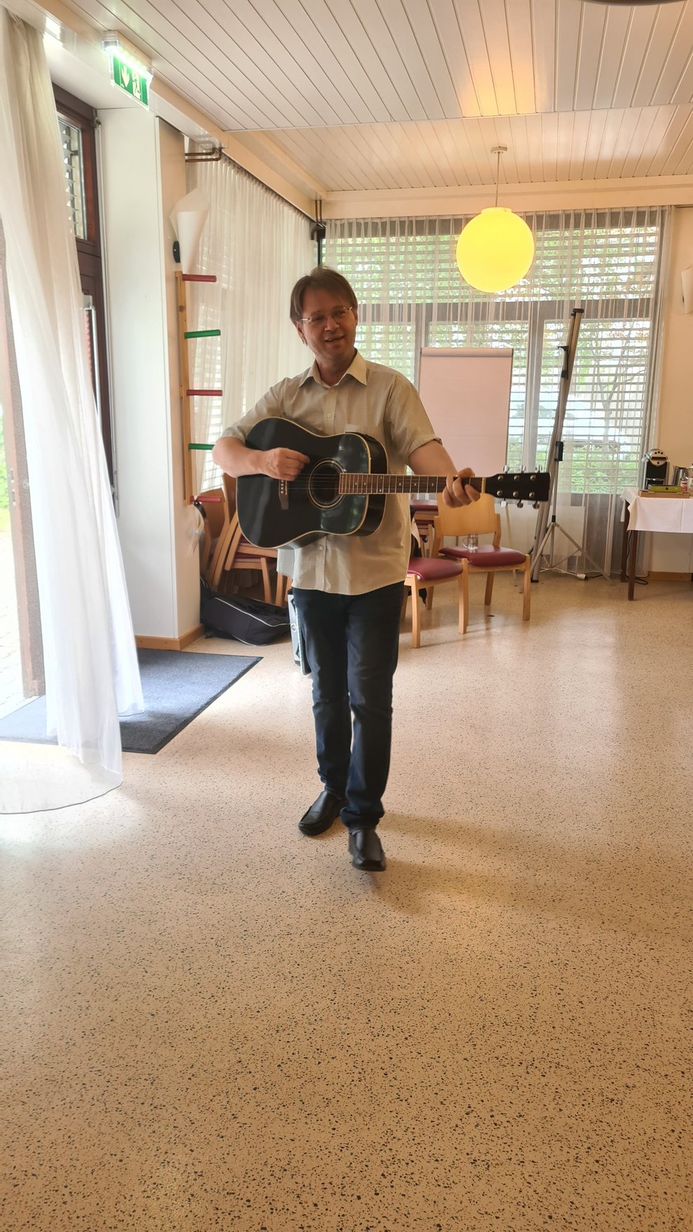 Unser Musiker Christoph Pfeiffer.