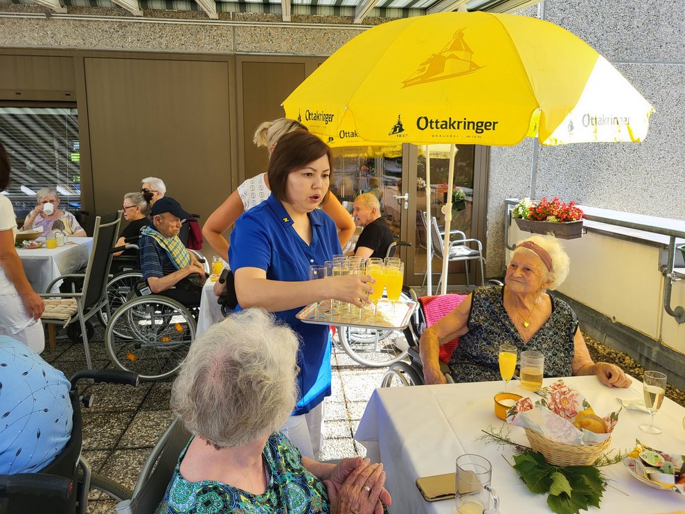 Sekt-Orange durfte natürlich auch nicht fehlen.