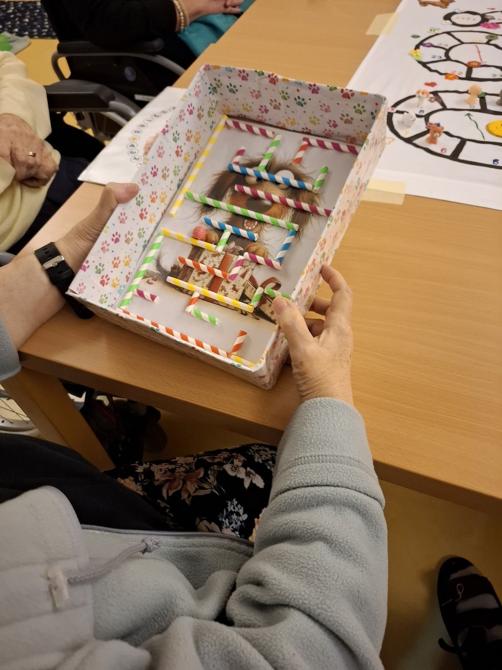 Das Labyrinth war knifflig wurde aber von den Bewohnern toll gemeistert.