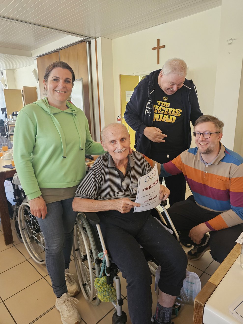 Nach erfolgreicher Absolvierung der Stationen wurden die Urkunden verteilt. 