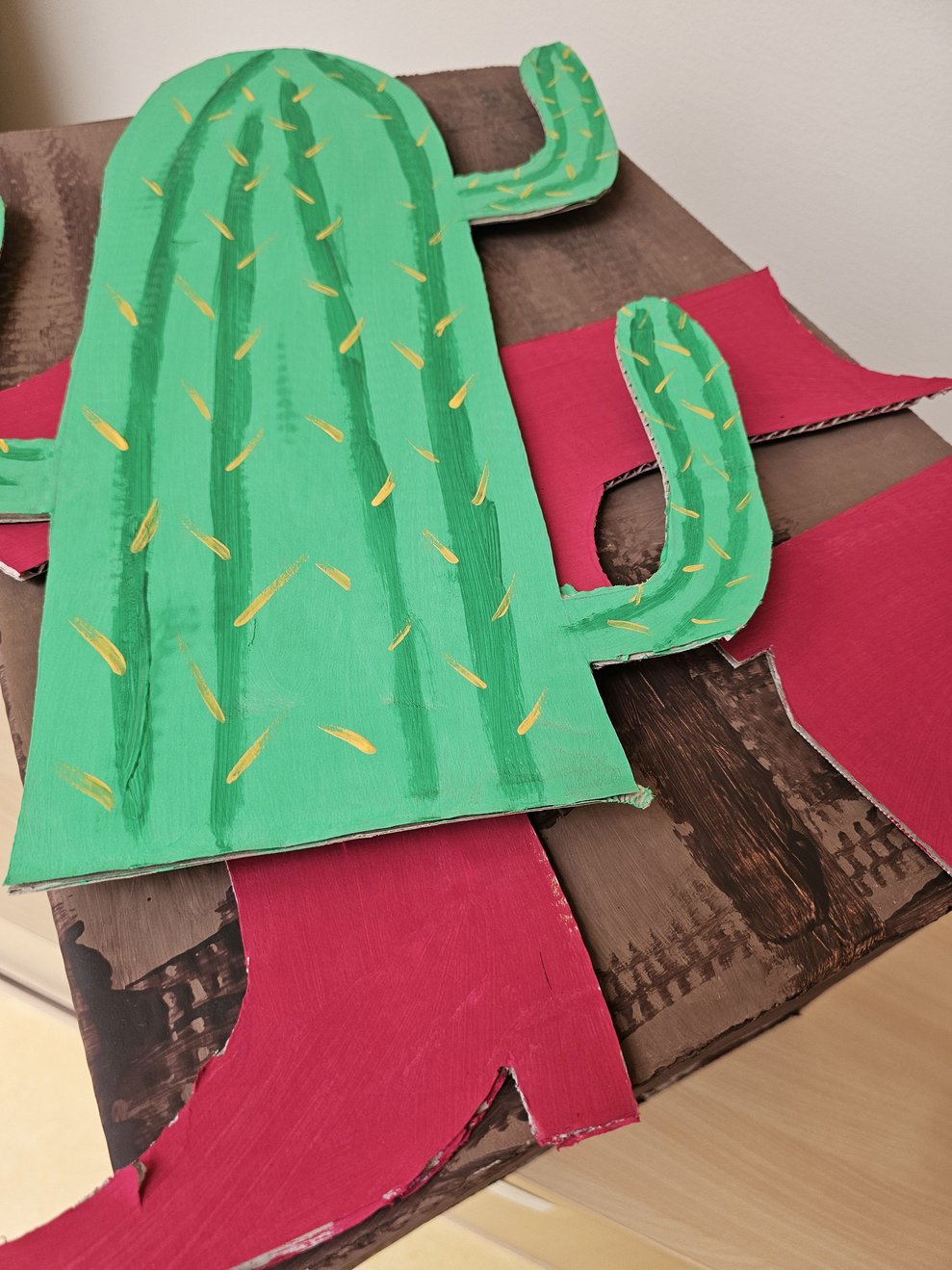 Dekoration in der Entstehung. 